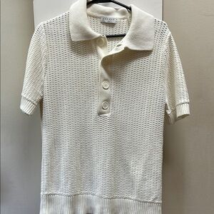 Sandro Paris Knit Polo Shirt small/medium